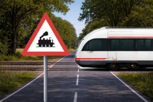 bahnübergang ohne schranken