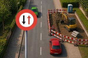 dem gegenverkehr vortritt gewähren