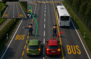 bus streifen