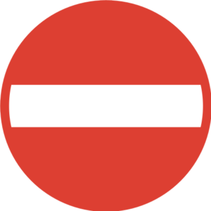 Einfahrt Verboten 300x300