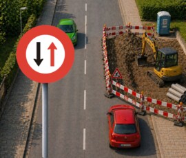 dem gegenverkehr vortritt gewähren