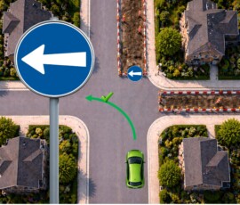 fahrtrichtung links