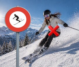 skifahren verboten