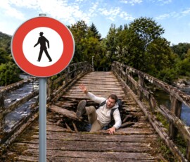 verbot für fussgänger