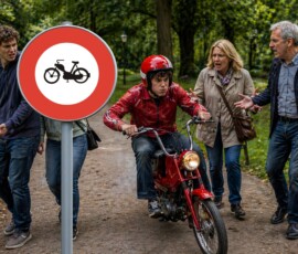 verbot für motorfahrräder
