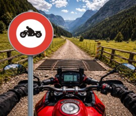 verbot für motorräder