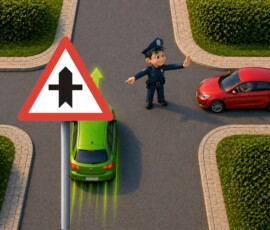 verzweigung mit strasse ohne vortritt