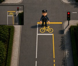 Aufstellbereich für Radfahrer aufstellbereich für radfahrer
