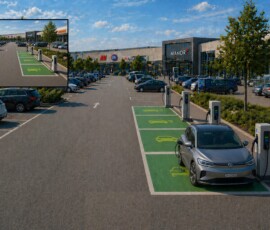 Ladestation e auto ladefläche