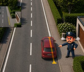 Halteverbotslinie halteverbotslinie