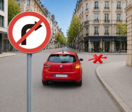 Abbiegen nach rechts verboten Abbiegen nach rechts verboten