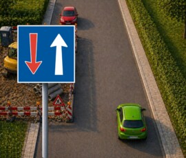 Vortritt vor dem Gegenverkehr Vortritt vor dem Gegenverkehr