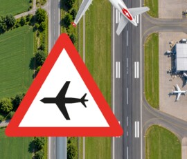 Gefahrensignale flugzeuge